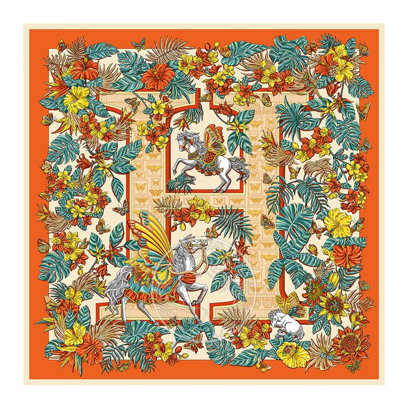 Aurora Master Edition Mulberry Silk Square Scarf, 90x90cm