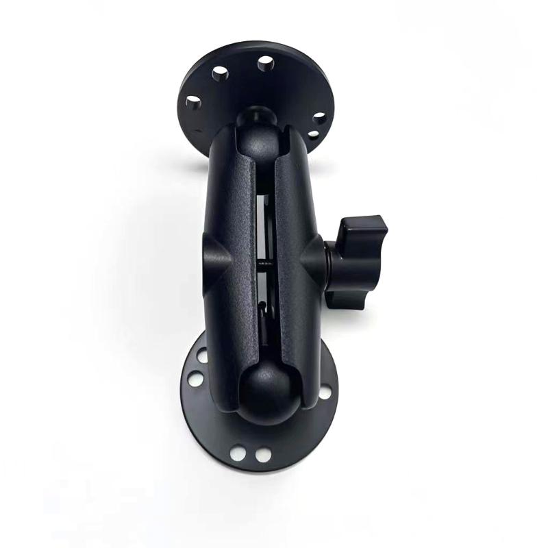 1 Piece 1" Ball Head Mount Adapter Pole Double Socket Arm Aluminum Alloy For Ram Mounts 6/9/15Cm Lights Camera Extension Holder