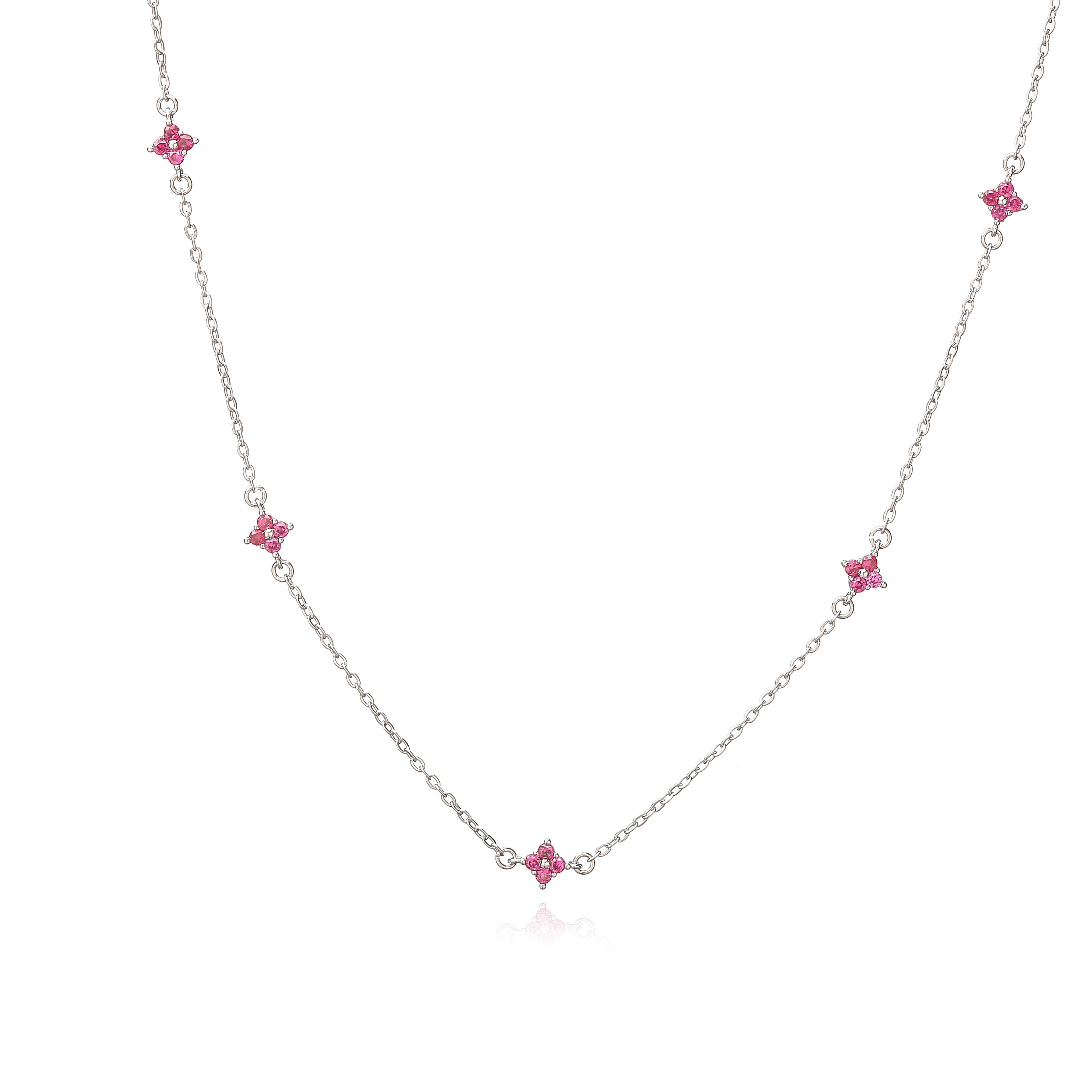 

18K Gold Plated Brass Flower CZ Choker Necklace For Women Delicate Aesthetic Minimalist Cubic Zirconia Inlaid Zircon Gift Other