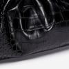 By Esquire Women Melia Croco Tote Bag Black