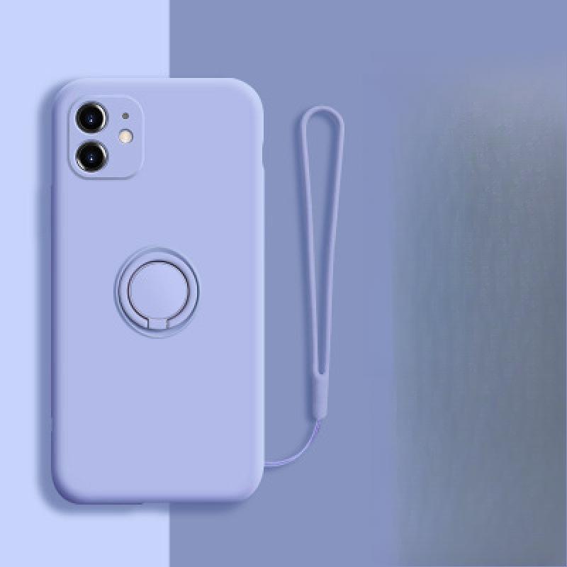 Suitable for Samsung S25Ultra Phone Case, S24FE Liquid Silicone Ring Bracket, Full Package, S10 Lens Case
