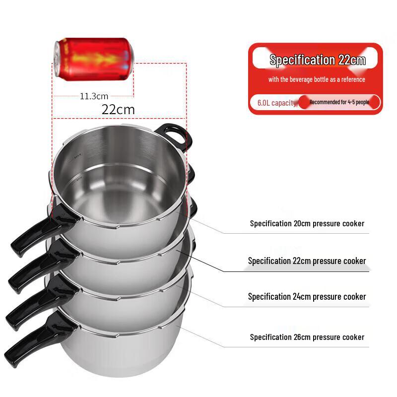 Shuangxi Mingrui 22cm 304 Stainless Steel Pressure Cooker Steaming Grid