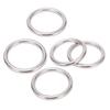 5Pcs 304 Grade Stainless Steel Round O Rings Multi Purpose Seamless Welding O Ring for Yoga Rings Hammock Sailing