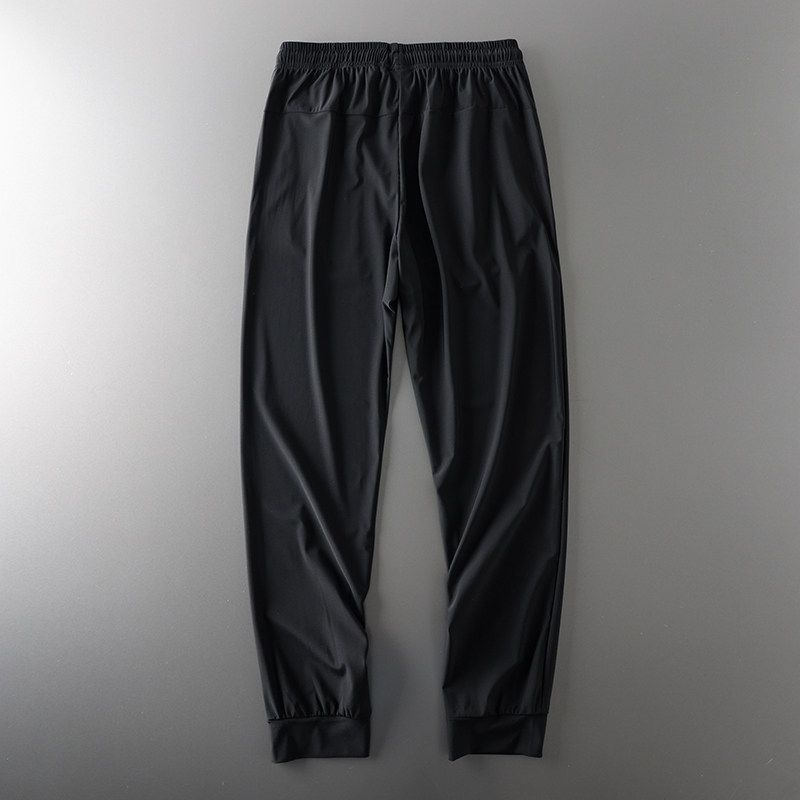 Export Tail Single Cut Label Sports Pants Men's Thin Summer Ice Silk Pants Drawstring Jogger Pants Export Men's Casual Pants