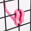 10pcs of Colored Plastic Hooks, Suitable for Metal Wire Mesh Panels-easy To Install, Reusable Suspension Solution