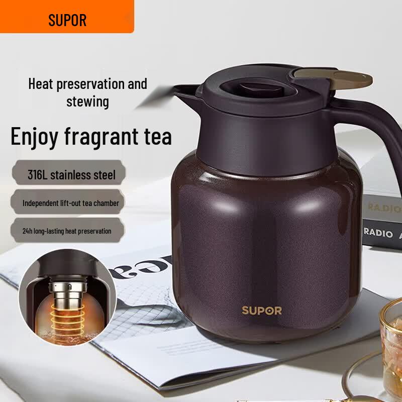 SUPOR 316 Stainless Steel Insulated Kettle