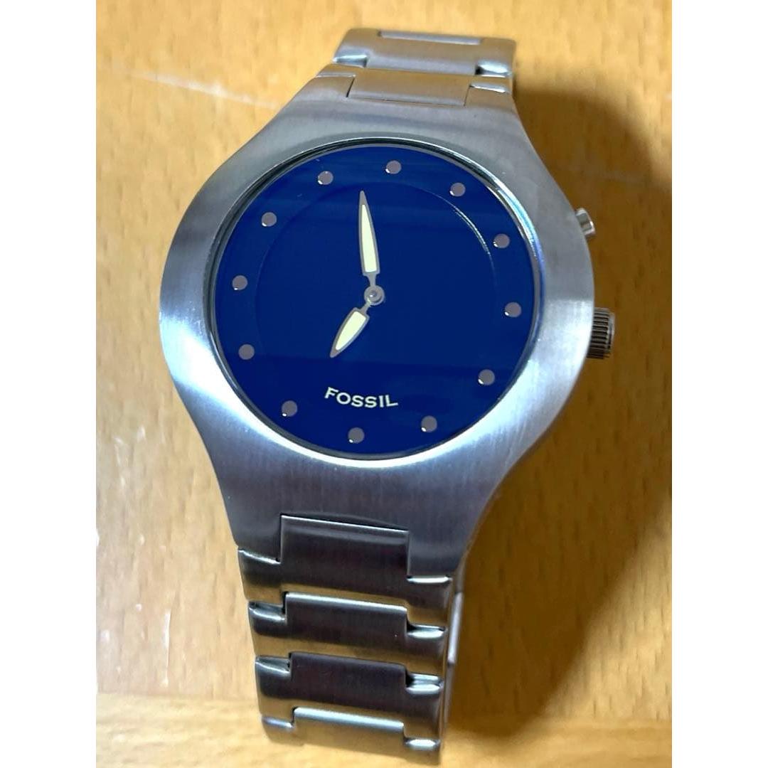 Used FOSSIL BIG TIC JR-8052 wristwatch quartz main body battery dead