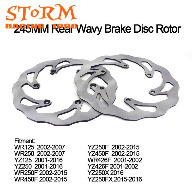 Vorderer Hinterer Bremsscheiben Rotor Motorrad Für YAMAHA YZ125 YZ250 YZ450F YZ250F WR250F WR450F 2002-2018 YZ YZF WR WRF 125 250 450
