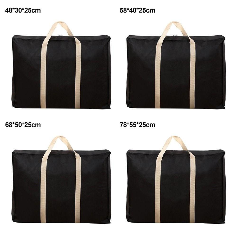 High Quality Extra Large Moving Luggage Bags 4 Sizes Waterproof Non-woven Fabric Cubes Black Laundry Shopping Bag