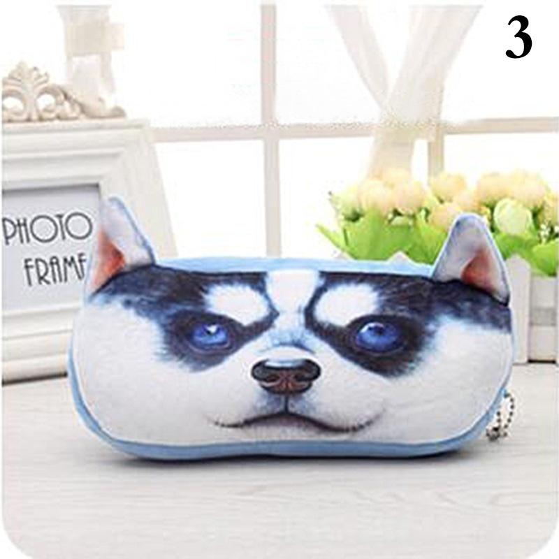 

1 шт. 3D Печать с кошачьим узором Пенал Материал Сумка-кошелек для ручек Плюшевая коробка Школьные принадлежности 3