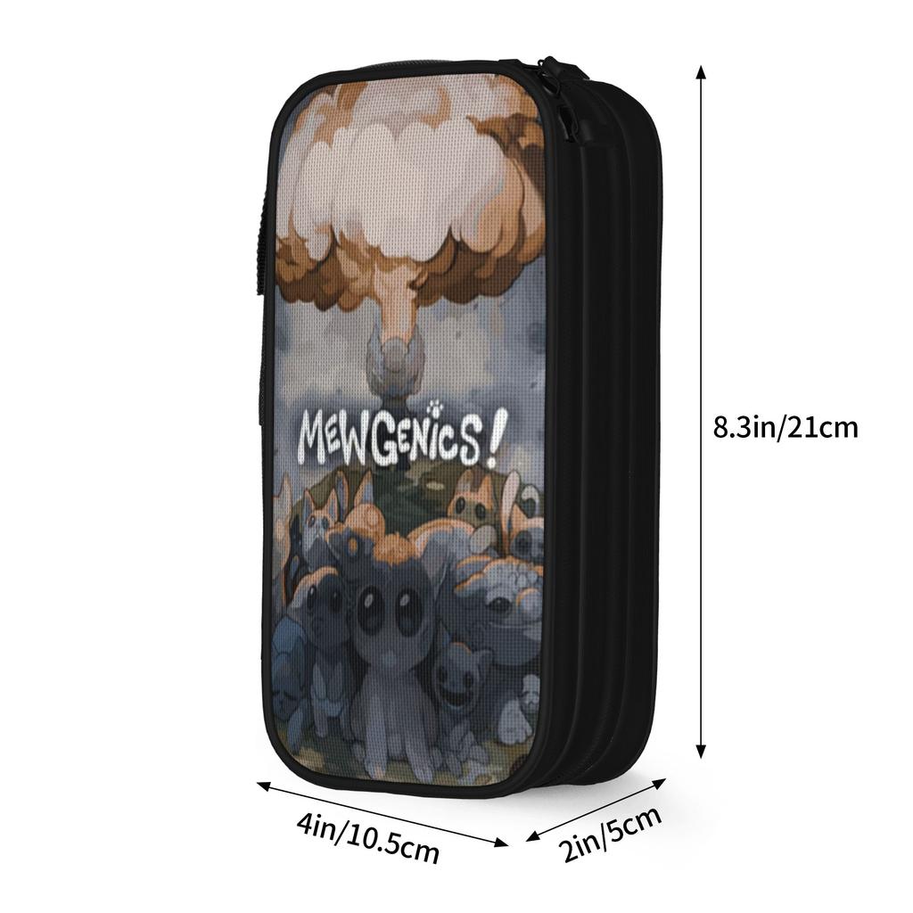 Mewgenics Merch Pencil Case Large Capacity Office Accessories Pen Case Perfect Gifts