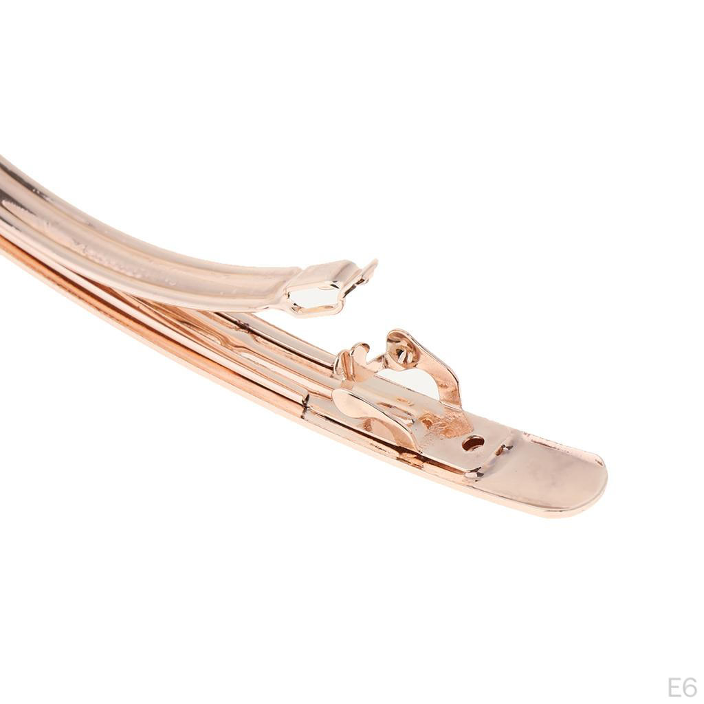 Metal Hair Clip French Barrette Clasp Casual Headwear