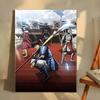 Anime K-Kingdom Poster  Self-adhesive Art Waterproof Paper Sticker Coffee House Bar Room Wall Decor