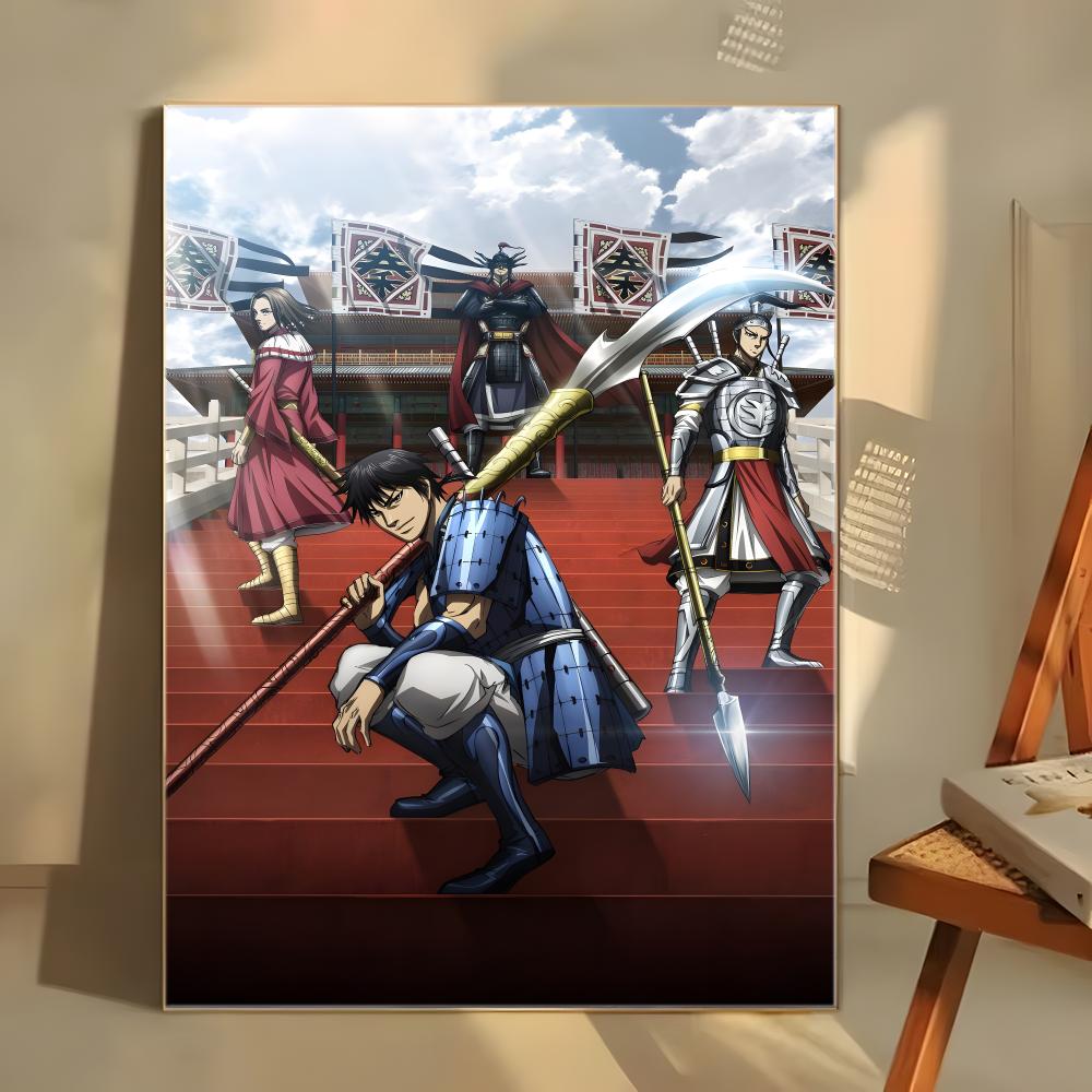 Anime K-Kingdom Poster  Self-adhesive Art Waterproof Paper Sticker Coffee House Bar Room Wall Decor