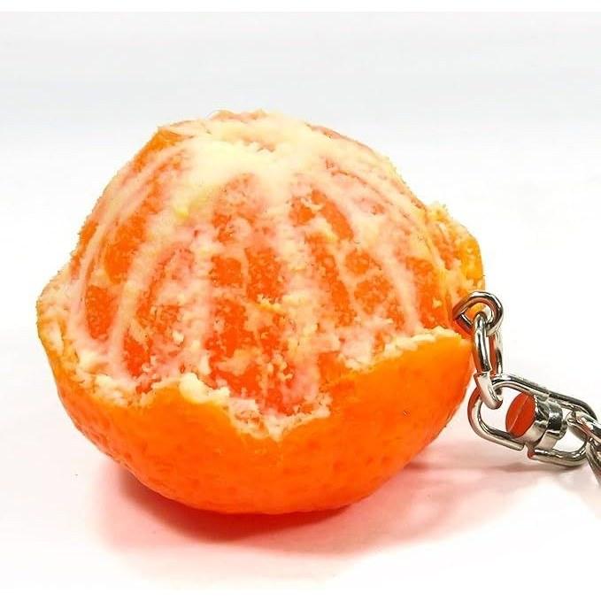 Coconut Accessories Every time you see it your stomach growls Whole Mandarin Food Sample Keychain Cute Interesting Souvenir Gift