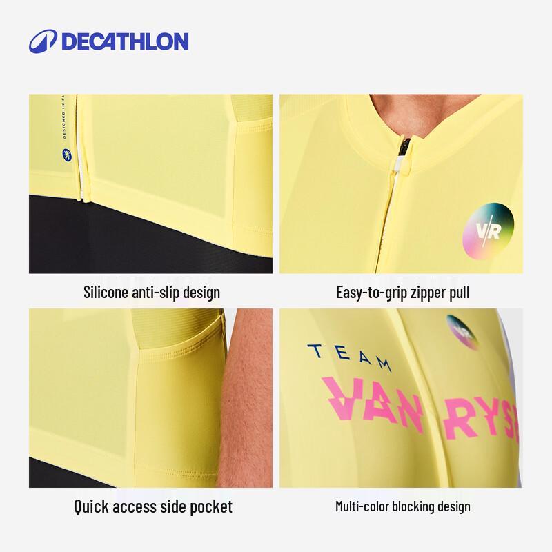 Maglia Estiva da Ciclismo su Strada Decathlon