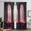 2pcs   Curtains&Drapes 2D Print Gothic Fantasy Garden Versatile Fabric (without Rod) Decorations For Home Use for Various Rooms