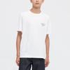 UNIQLO Printed Louvre Logo Crew Neck Cotton T-Shirt Unisex Tops White 445596-00
