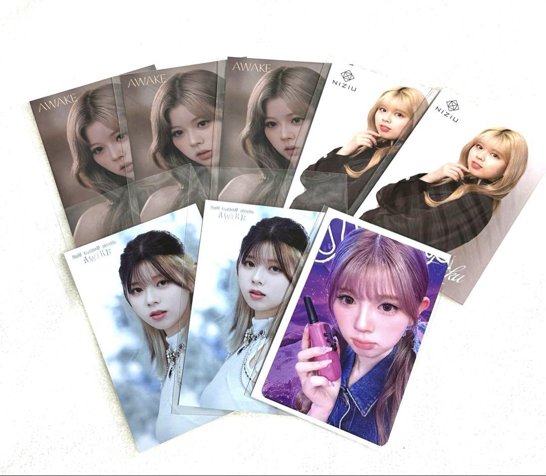 

[USED] NiziU Riku AWAKE Sticker Card 8 pieces