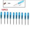 10 Stück Mini 2/3mm Flachschlitz Kreuzschlitz Kleiner Schraubendreher für Handy Box 360 Wireless Controller Reparatur Öffnen