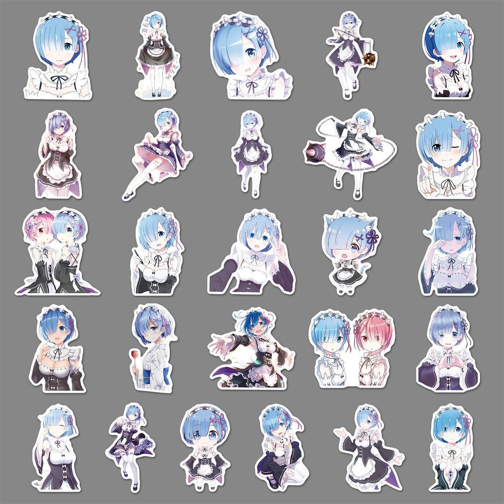 51 Graffiti Stickers: Japanese Anime-Inspired Cartoon Decorations for Notebooks, Water Cups, and Planners