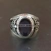 Black Onyx Oval Cut Gemstone With 925 Sterling Silver Ring For Men's #A814 JL375666903800
