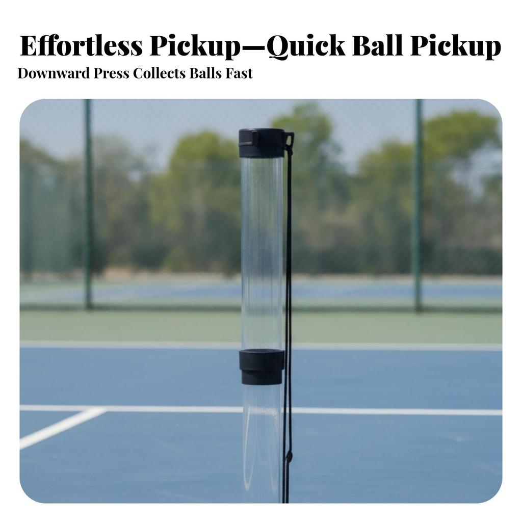 Tennis Ball Pickup Tube Compact Athletic Gear Easy to Use