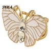 Elegant Butterfly Brooch Scarf Ring, Exquisite Clip, Buckle Durable Ring Stylish Pin for Scarves Shawls Fashion Styling Clip