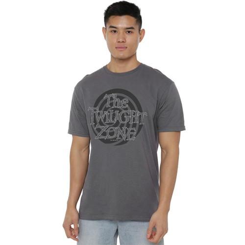 The Twilight Zone Unisex Adult Spiral Logo T-Shirt