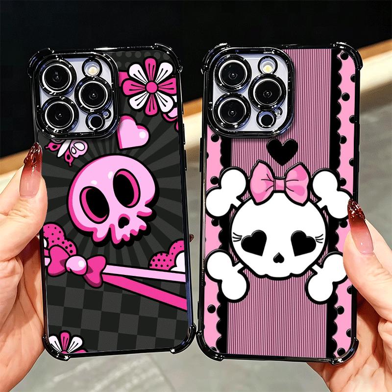 Sweet And Edgy Cartoon Skeleton Soft Phone Case For Xiaomi Poco X7 X8 Pro Max X6 X5 X3 F8 Ultra F7 M8 M7 M5S Redmi 15C 15A 15 14