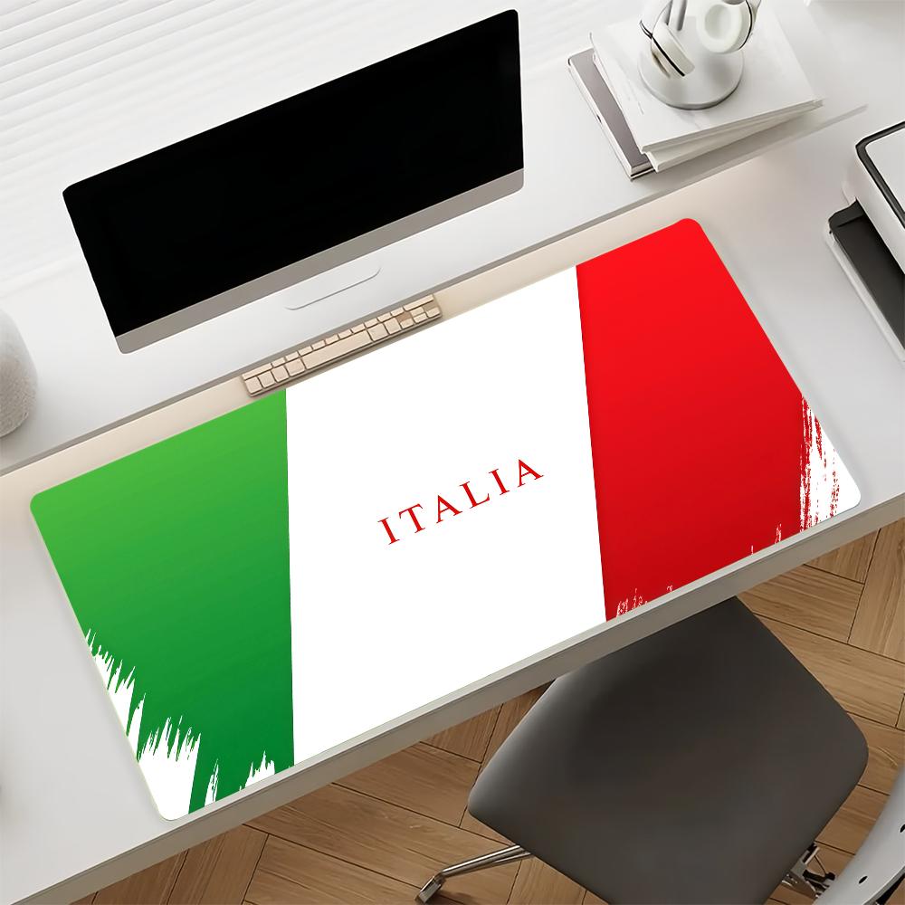 Nation Italy   Mouse Pad Nonslip Rubber Computer Mat Gamer Balance Decoracion Deskmat Laptop Office Large