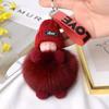 Doll Plush Sleep Ball Key Chain Bag Pendant Cute Decoration Ornament Toy Gift