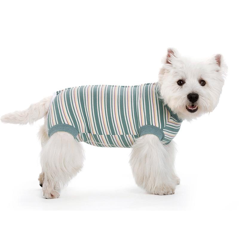 Pet Dog Clothes, Thin Belly Protection Vest, Anti-cold Back Breasted Female Dog Male Dog Sterilization and Weaning Post-operative Clothes