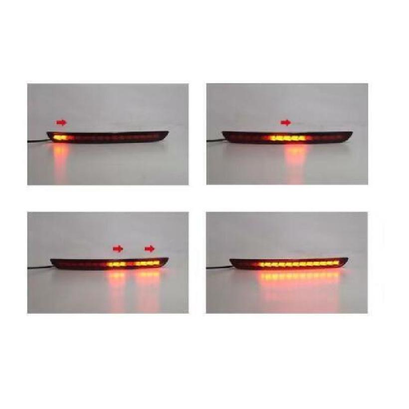 Led Rear For Honda Civic 11th - 2pcs Fog Light Lamp Brake Light Streamer