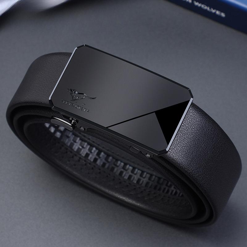 Men's Belt High End Business Automatic Buckle Belt Birthday Gift Belt Exclusive Trousers