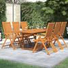Vidaxl 7-Piece Garden Furniture Set, Solid Acacia Wood
