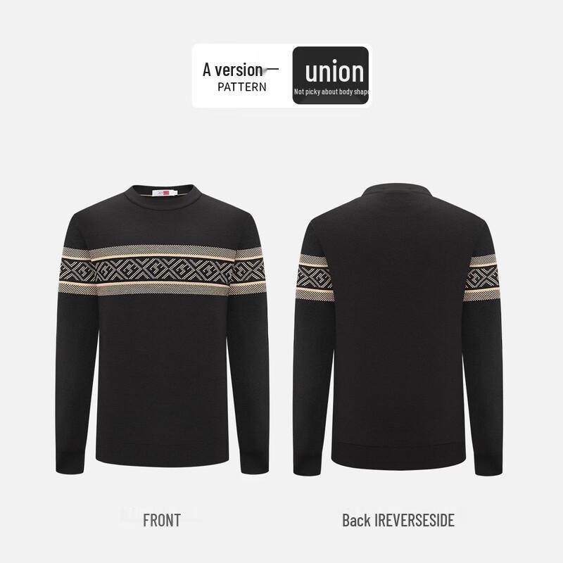 Goldlion Men's Merino Wool Blend Pullover Sweater