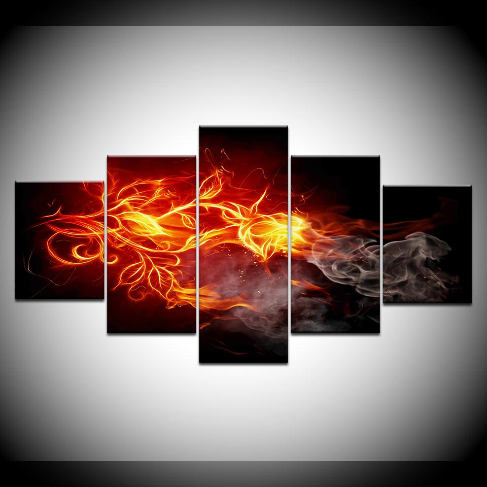 Le cronache dell'ordine di Rosacroce 5 Panel wall posters Print On Canvas Art Painting For home living room decoration