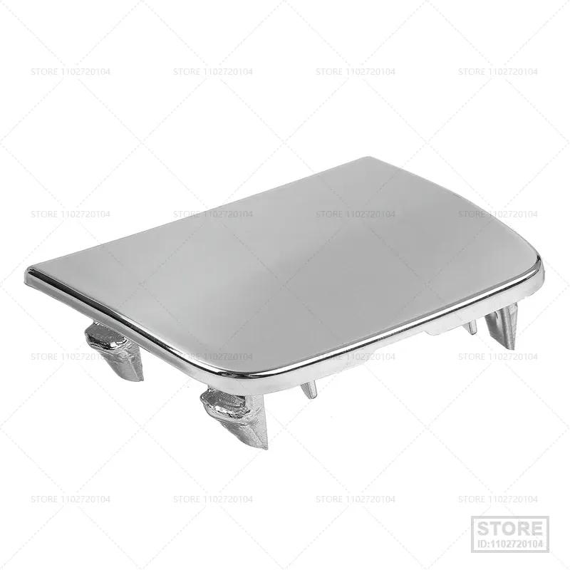 1668852323 Chrome Car Rear Bumper Tow Hook Cover Cap Towing Hole Lid Trailer Trim Cap for Benz W166 GLS GLE GL 2013-2018