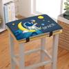 Rectangular Cartoon Chair Cushion Pad for Students