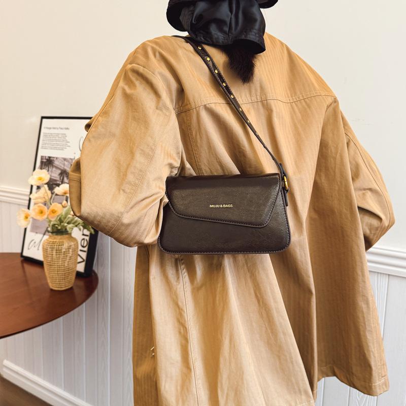 Popular Niche Design Women's Underarm Shoulder Bag 2025 New Autumn and Winter Temperament Fashionable Versatile Oblique Span