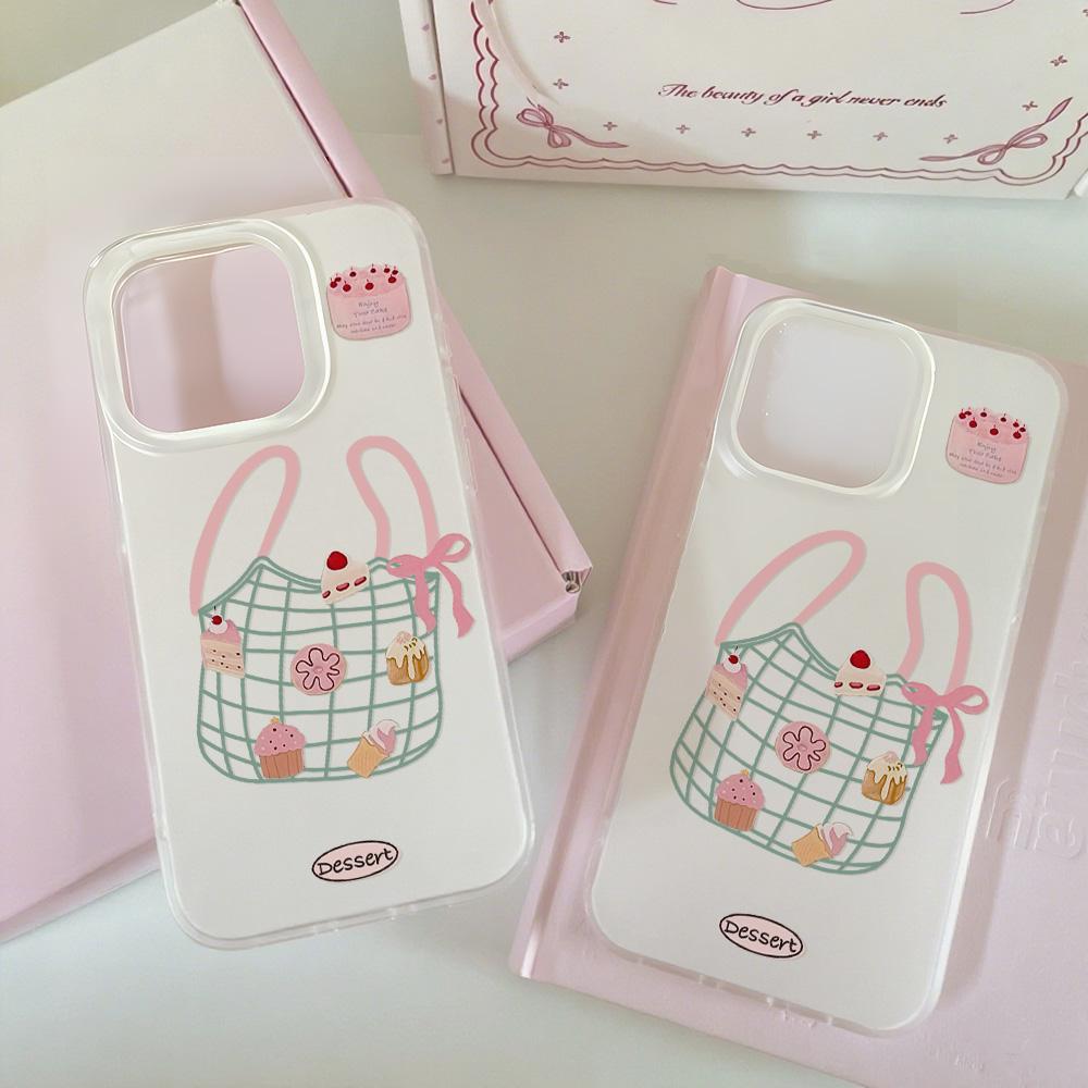 Painted Phone Case for iPhone 12 13 15 16 iPhone 16 12 13 14 15 Pro 14 15 16 Pro Max Coverage Shockproof Anti-Fingerprint Fresh Style Protective Case