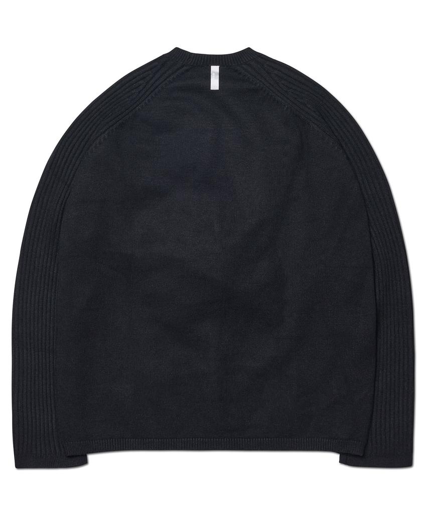 Nomaenyueol Double Echo Wool Knit - Black