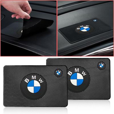 1Pcs Car Emblem Anti Slip Pad Phone Holder Non-Slip Mat Car Stlying For M Performance M3 M5 M6 F01 F20 F10 F13 F15 F16 F30