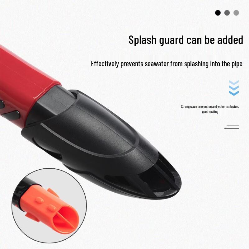 PooLian Semi-Dry Snorkel with Silicone Mouthpiece