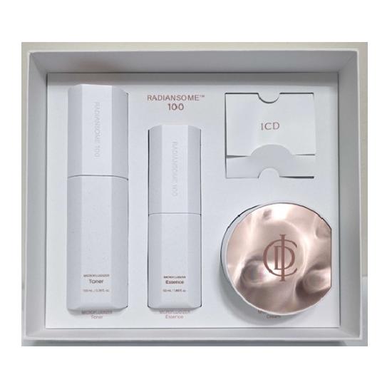 Incellderm Radiant Som 100 Microfluidizer 3-piece Set Toner + Essence + Cream