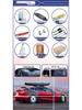 Universelles Soft-Dachgepäckträger für Autos für Gepäck, Kajaks, Surfbretter, Boote und Skier