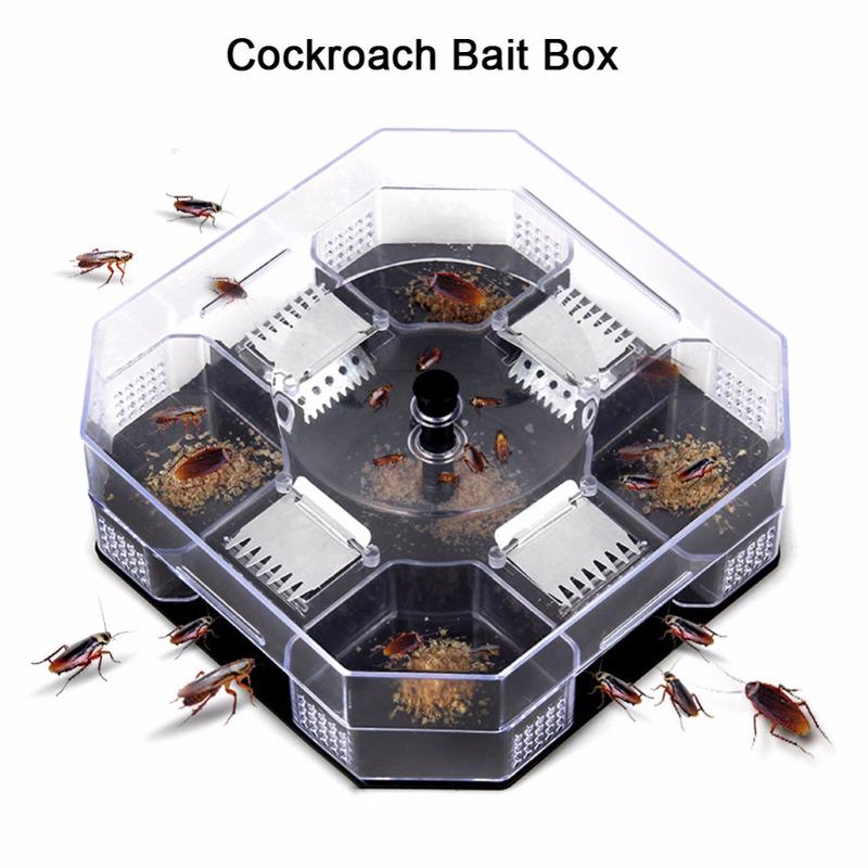Reusable Plastic Non-toxic Environmental Protection Blue Cockroach Bug Motel Trap