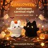 Halloween Geist Kürbis Plüschtier für festliche Dekoration und Süßes oder Saures