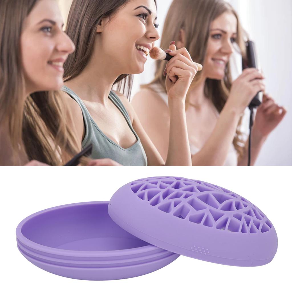 Desktop Cosmetic Brush Drying Holder   Rack Professional Soft Silicone Makeup Brush Cleaning Mat